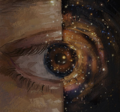 Eye-themed digital illustration